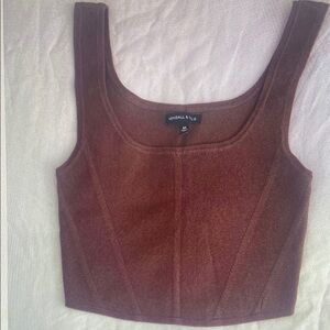 Kendall & Kylie Brown Crop Top